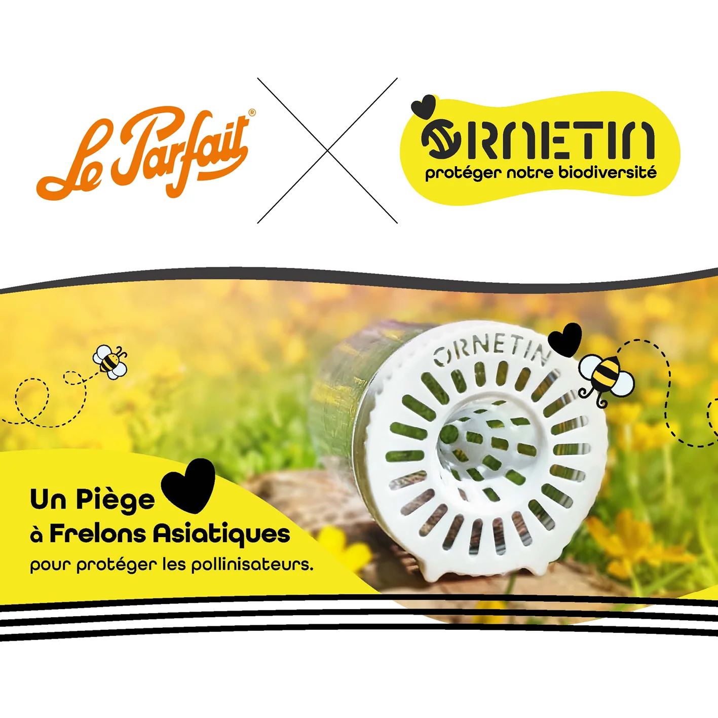 Asian hornet trap "Familia Wiss 750" Ø 100 - Le Parfait X Ornetine