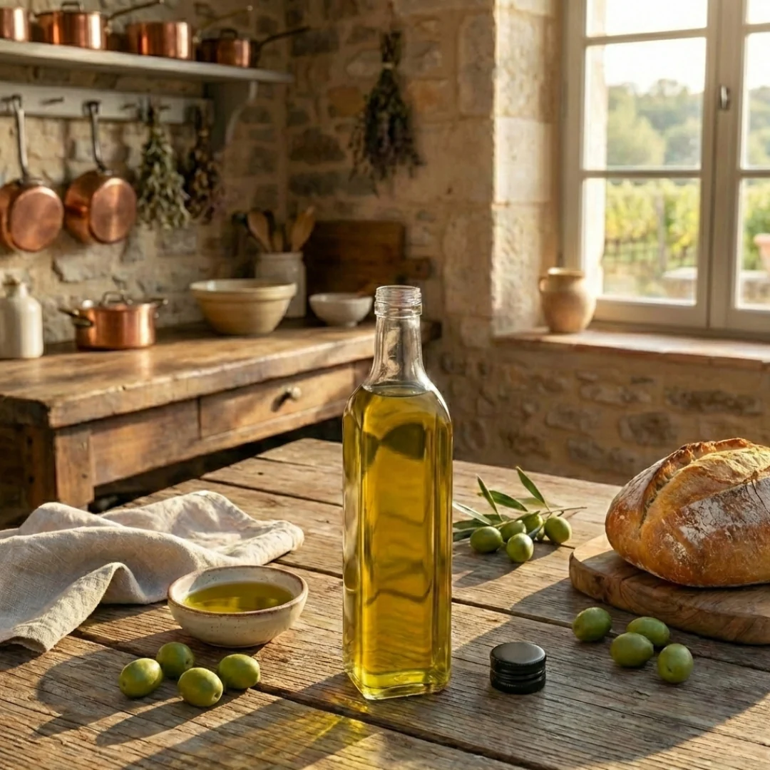 Marasca square bottles in white glass - Image 5