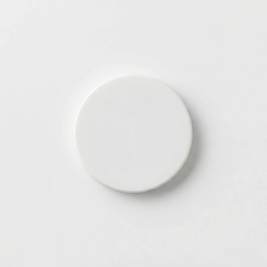 Bag of 12 glass yogurt pot lids